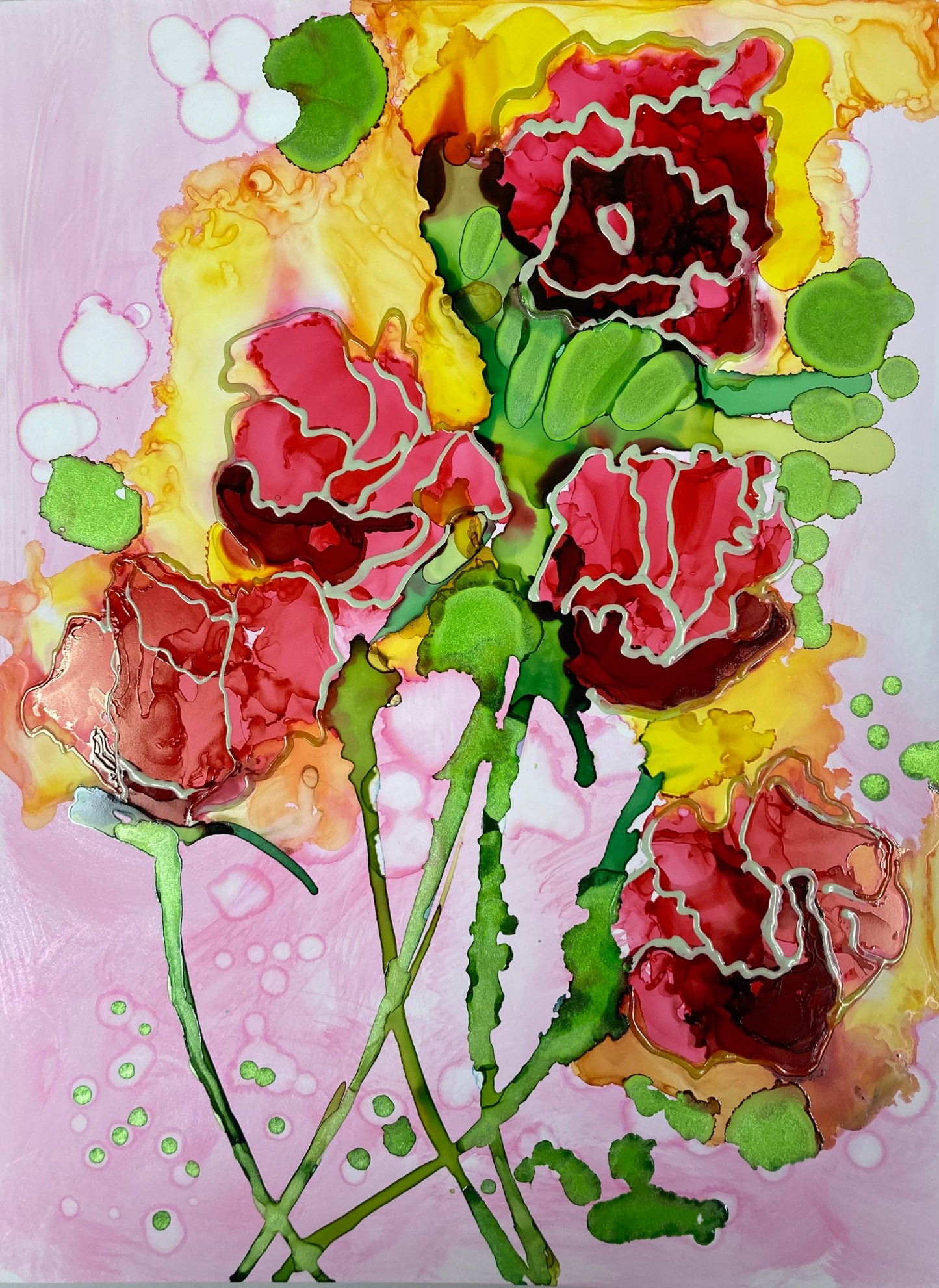Shocking Pink Roses