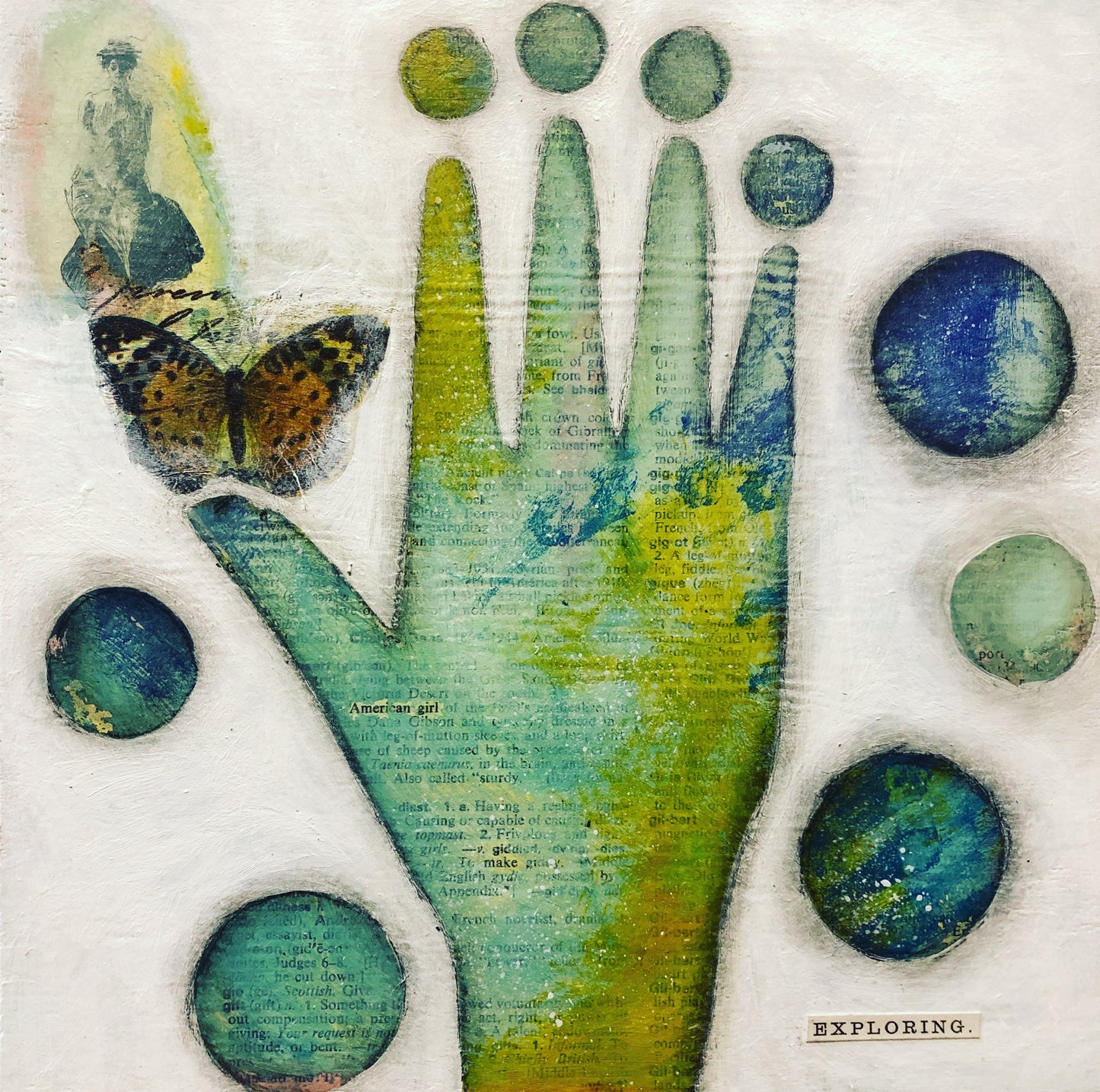 “American Girl Exploring” SOLD