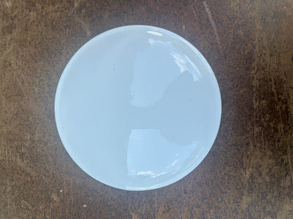 White ceramic covered dish