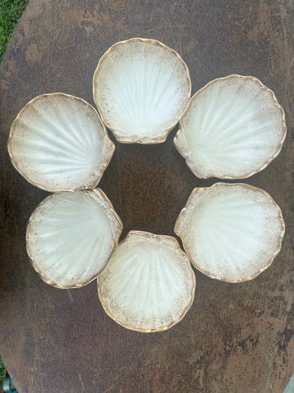 Ceramic Shell Dessert plates