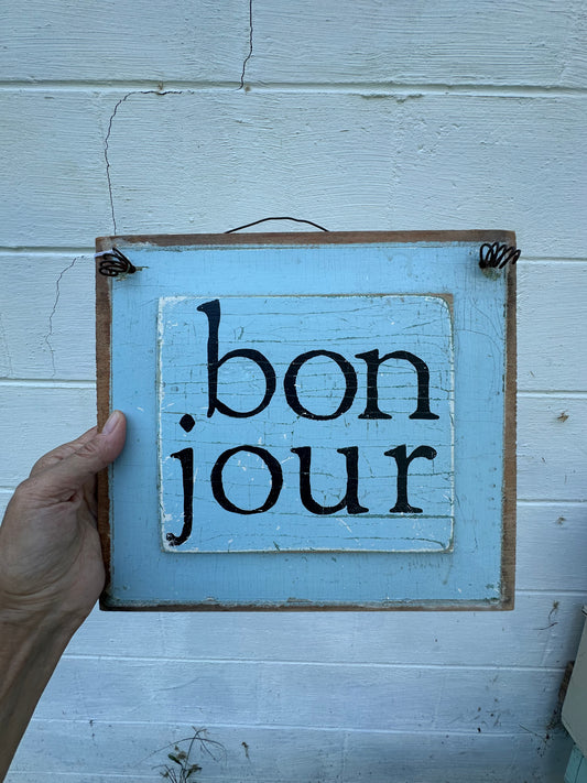 Bon Jour sign