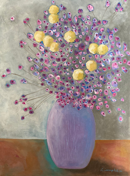 “Itty Bitty Pink Star Flowers”