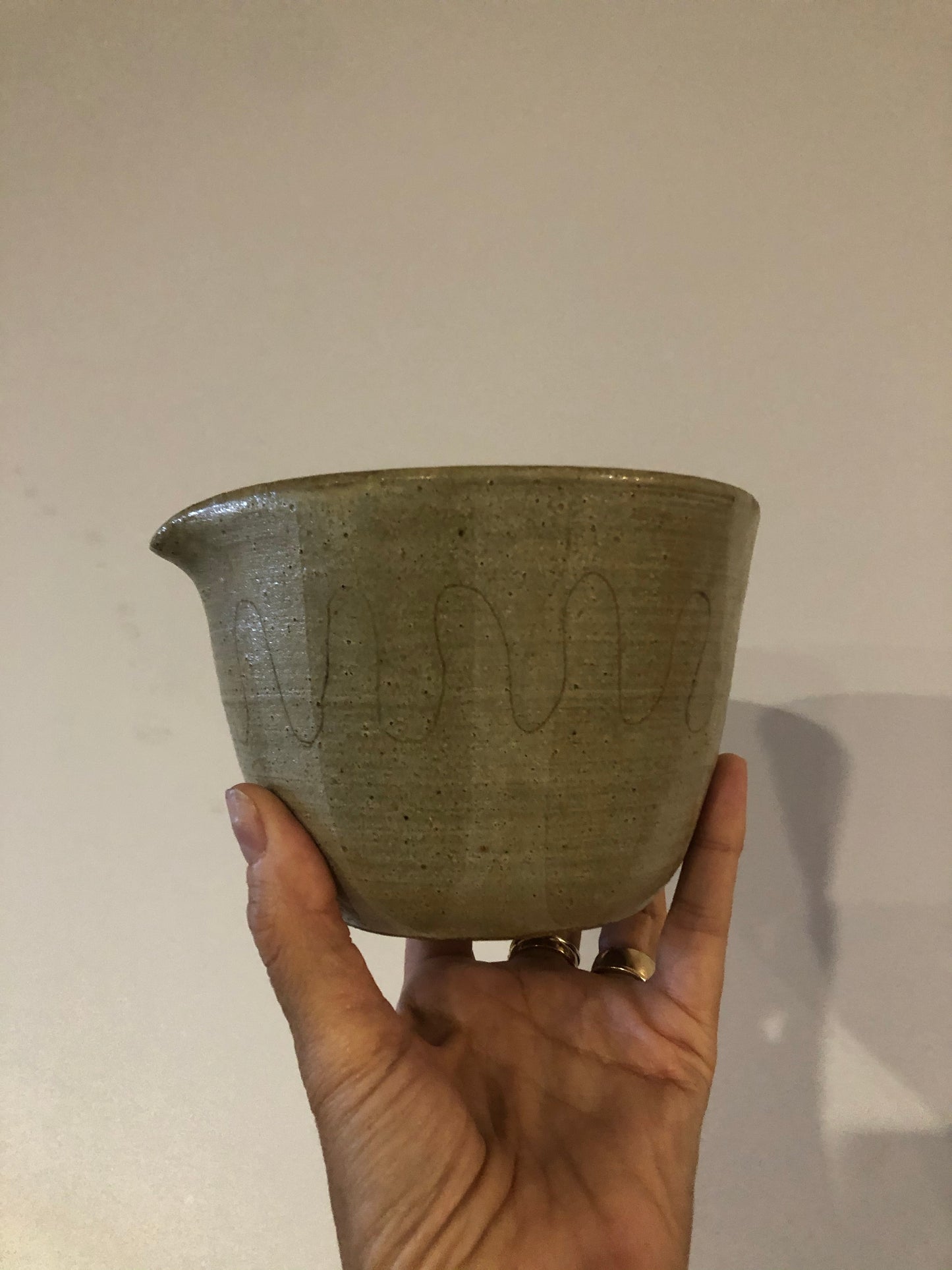 Pottery Measuring Cup